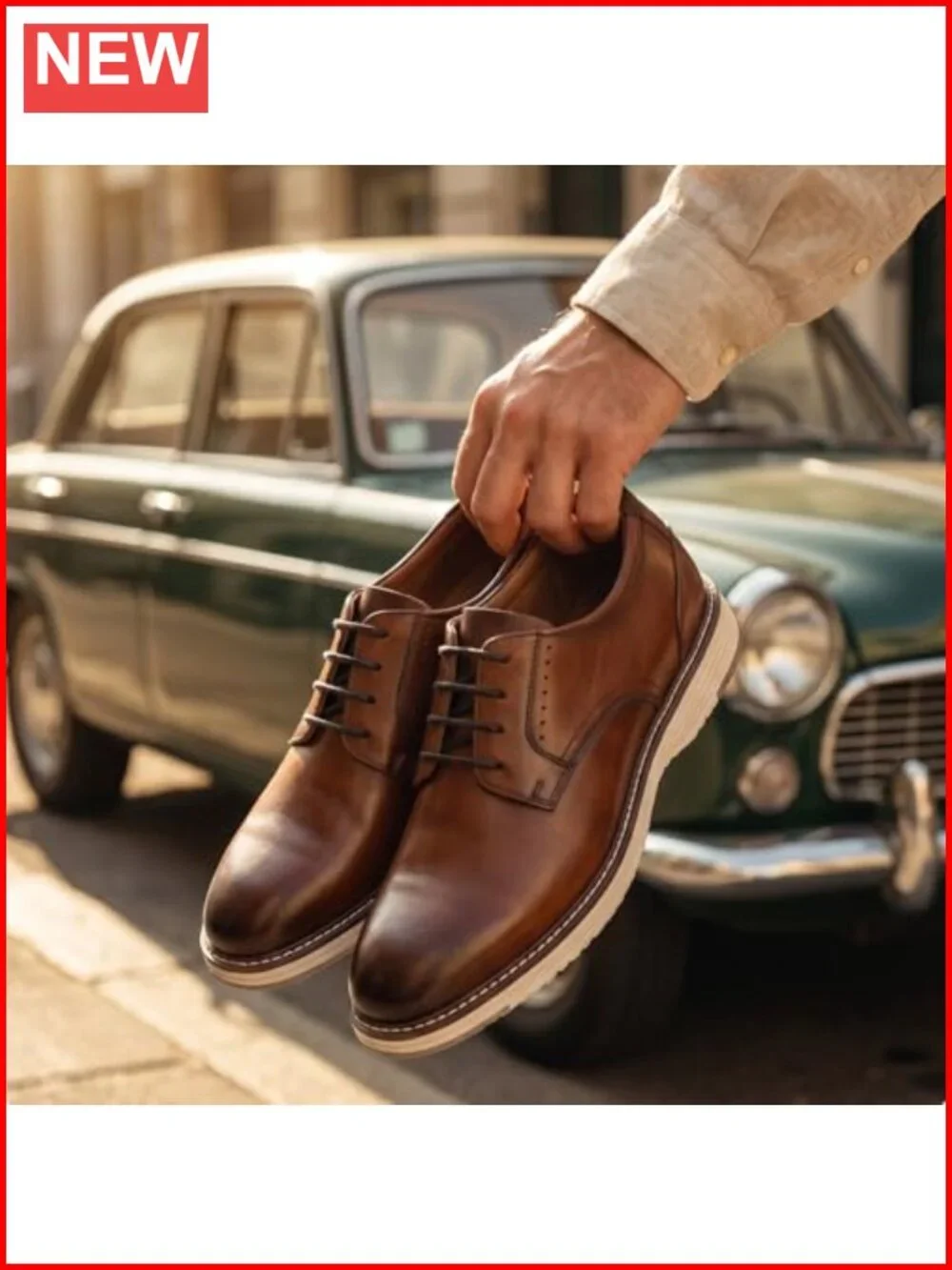 Men's Hybrid Oxford Dress Sneakers Lightweight Comfort Business Walking Shoes